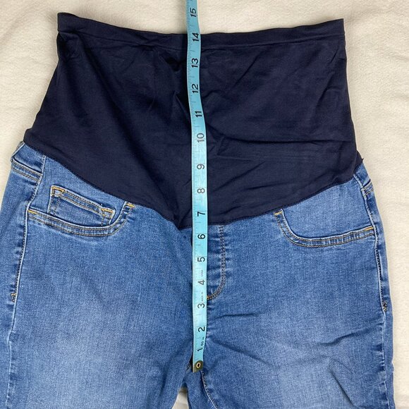 GAP Maternity Easy Leggings Size 4 Blue Jeans Leggings Skinny Slim Leg Pants - Picture 13 of 15